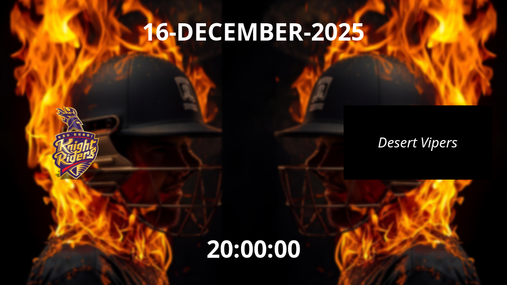 The Guru Gyan Prophecy: Abu Dhabi Knight Riders vs Desert Vipers - The Night Where Fortunes Are Forged or Fumbled