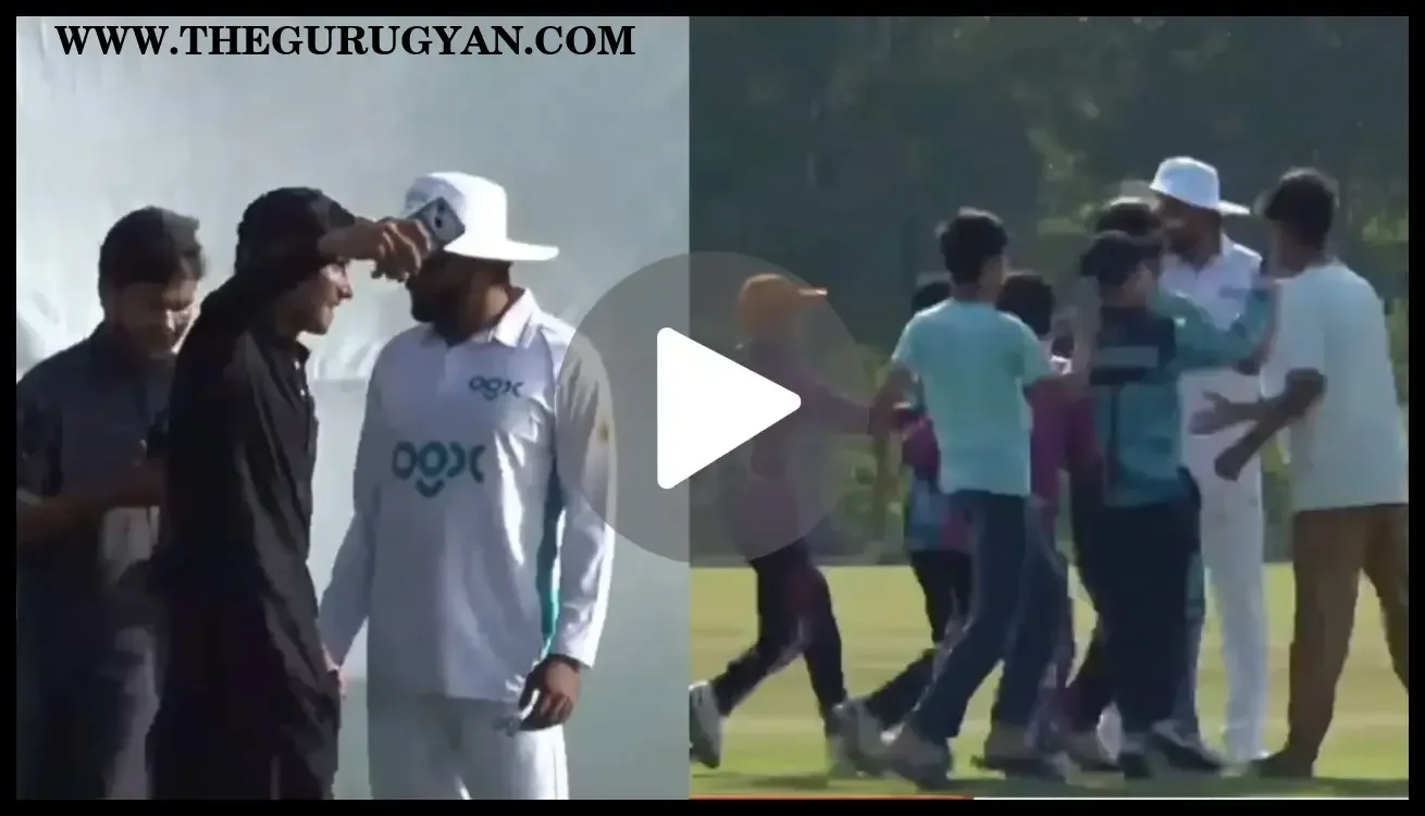 Watch: Babar Azam Throws Fan's Phone After Security Breach Sparks Chaos