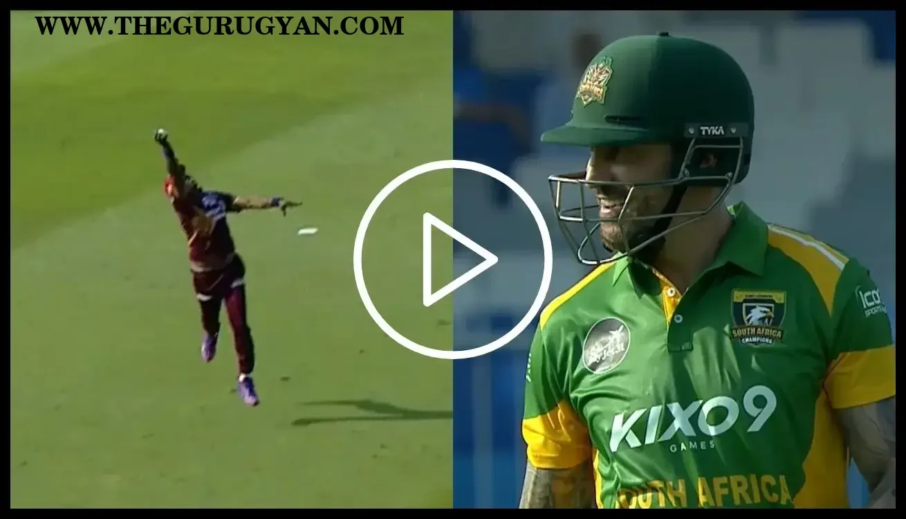 Watch: Dwayne Bravo Ka Age-Defying Catch, Faf du Plessis Bhi Reh Gaye Hairaan