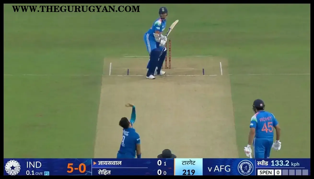 5 Run Ka Rahasya! India Ne Afghanistan Ke Khilaf 5/0 Se Chase Kyun Shuru Kiya?