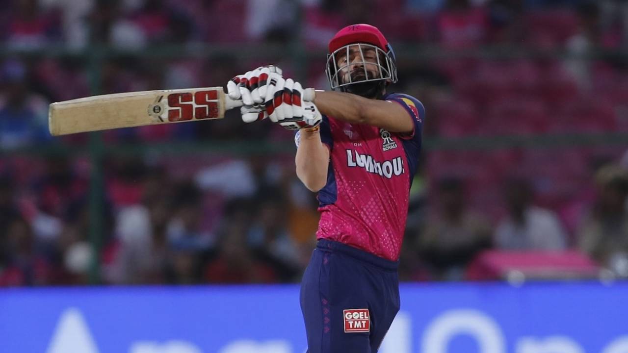 Shubham Dubey delivers a Masterclass for Rajasthan Royals in a high-pressure role