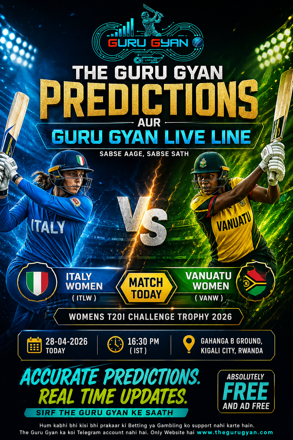 Italy Women vs Vanuatu Women Prediction: Womens T20I Challenge Trophy 2026 Match Analysis