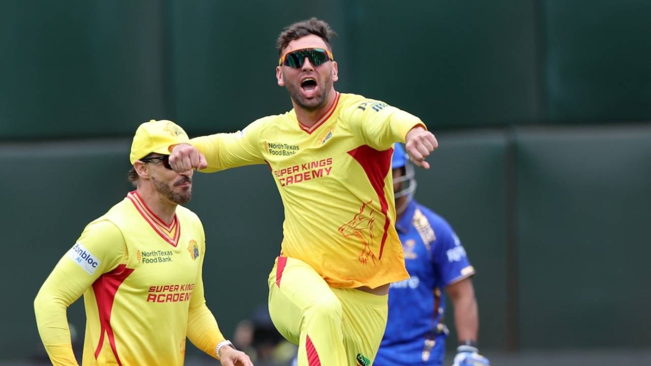 Donovan Ferreira and Adam Milne Masterclass: Texas Super Kings ne MI New York ko Oakland mein dhoya