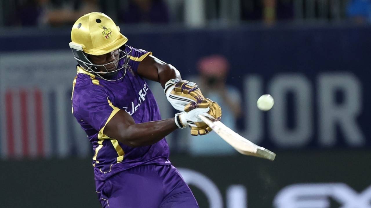Rovman Powell ne Haris Rauf ki kootayi karke banaya World Record as LAKR enters Final
