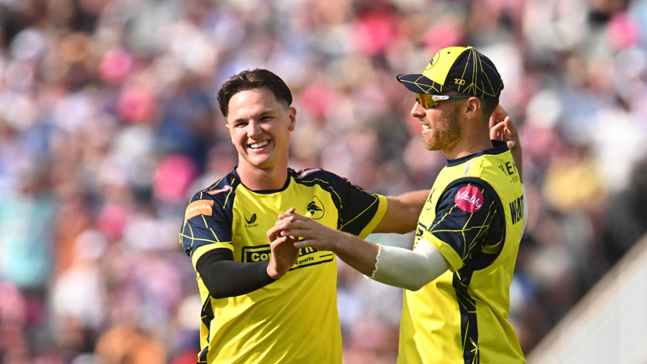 Joe Weatherley and James Vince ka Toofaan: Hampshire reached the Blast Final while Nottinghamshire collapsed like a house of cards