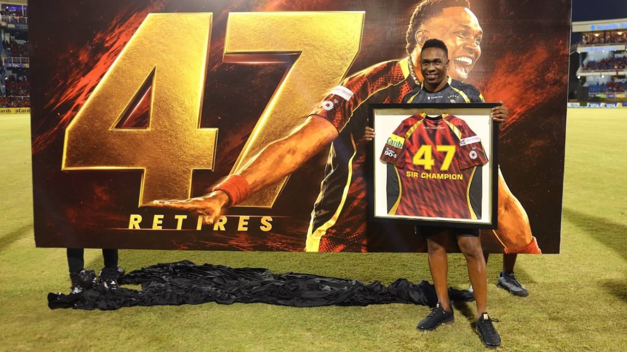 Trinbago Knight Riders ne kiya Dwayne Bravo ka No. 47 Amar: CPL History mein pehli baar hua aisa Masterclass samman!