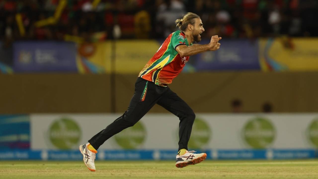 47 ki umar mein Imran Tahir ka kohram: 5 wickets lekar kiya St Lucia Kings ko dher, Quentin Sampson ki dhuaandhaar batting ne Guyana Amazon Warriors ko banaya No. 1