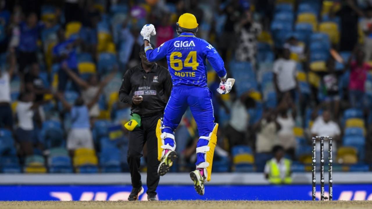 Gudakesh Motie Ka Bridgetown Mein Dhamaka: Barbados Tridents Ne Jamaica Kingsmen Ko Harakar Playoffs Mein Maari Entry!