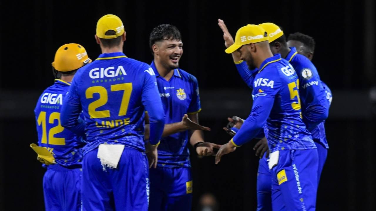 Barbados Tridents ne Guyana Amazon Warriors ko kiya dher: AM Ghazanfar ka tabah-kun Masterclass