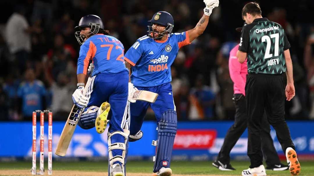 Tilak Varma's Last-Over Heroics Stun New Zealand as India Take 2-0 T20I Series Lead
