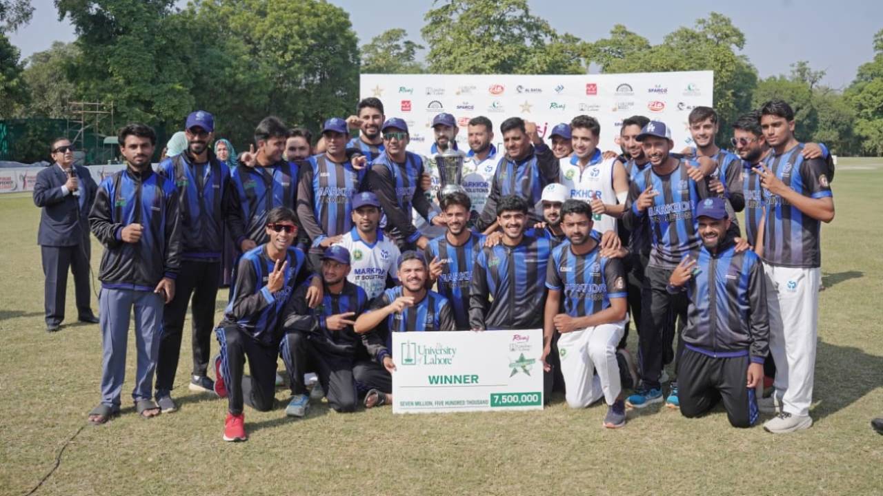 PCB Selectors ko thoka aur Maidan par bhi roka: Aamer Jamal ki tabahi se Markhor IT Solutions bani First-Class Champion