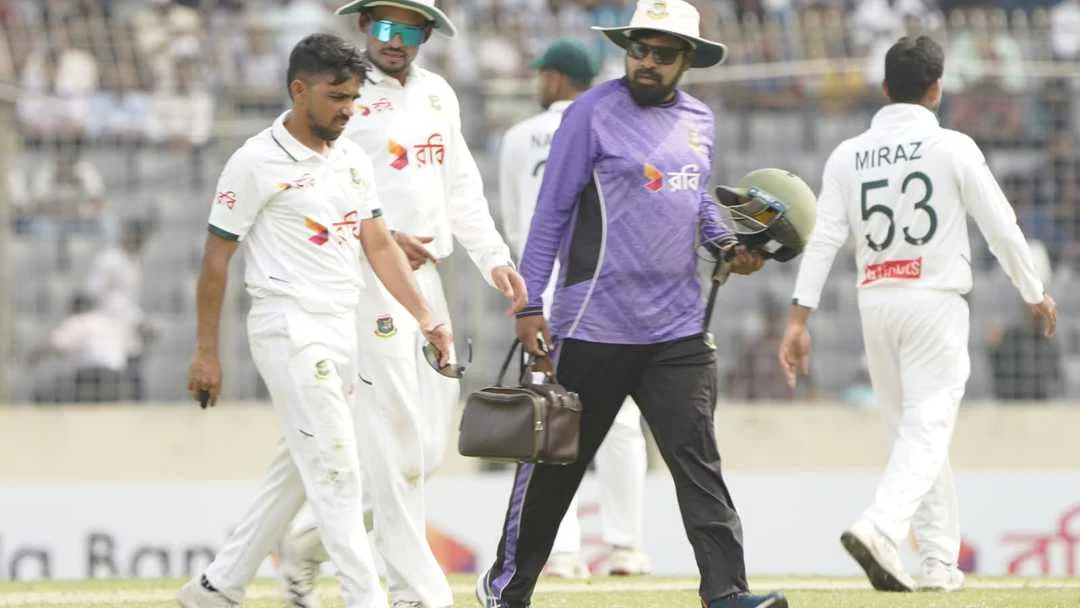 Bangladesh Hit by Mominul Haque Concussion Blow: Amite Hasan Recalled for West Indies Second Test in Sylhet