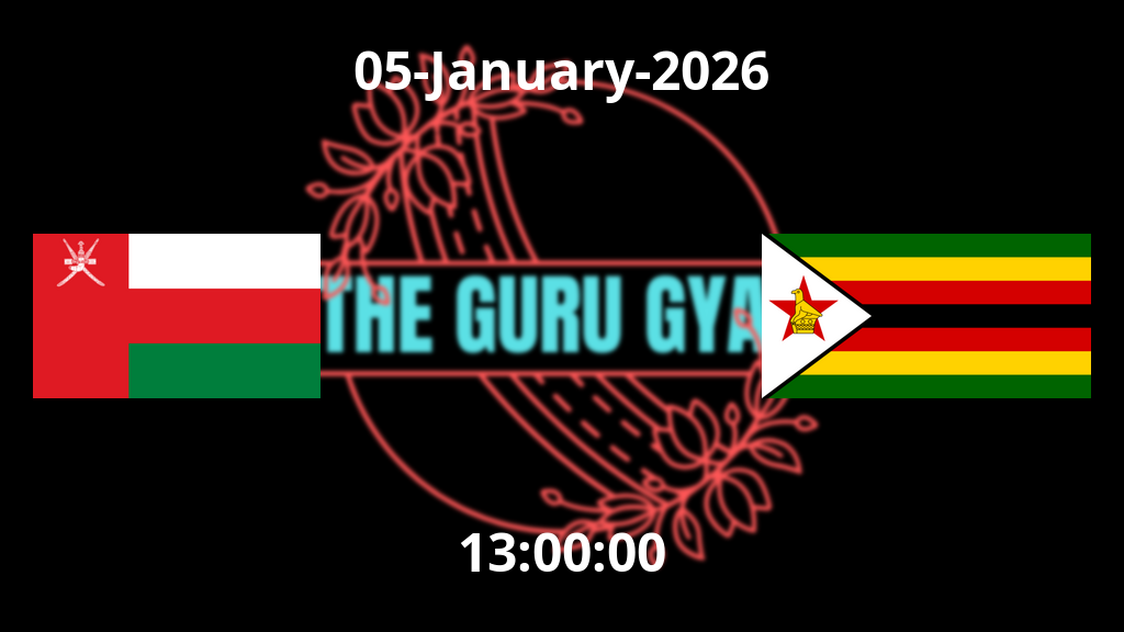 Oman vs Zimbabwe Today Match Prediction: Who Will Win Today's Match? | The Guru Gyan