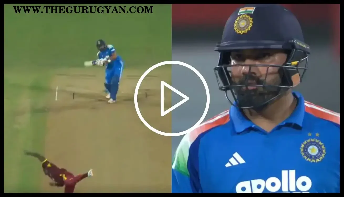 Watch: Shamar Joseph Beamer Scares Rohit Sharma During India's 406 Chase