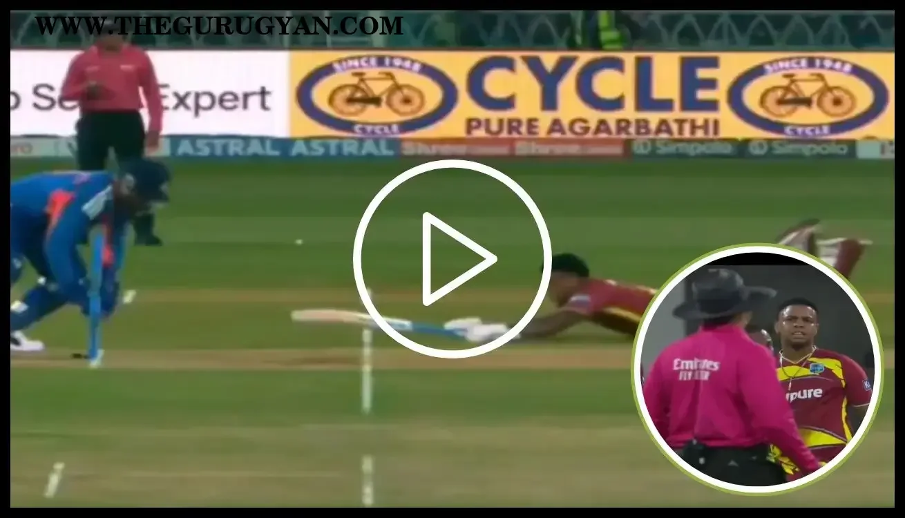 Watch: Shimron Hetmyer Argues With Umpires After Controversial Run-Out vs India