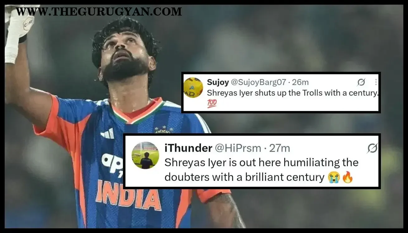 Shreyas Iyer Silences Critics: Maiden T20I Century Sparks Internet Frenzy vs West Indies