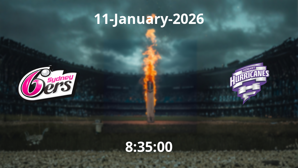 Sydney Sixers vs Hobart Hurricanes Today Match Prediction: Who Will Win Today's Match? | The Guru Gyan