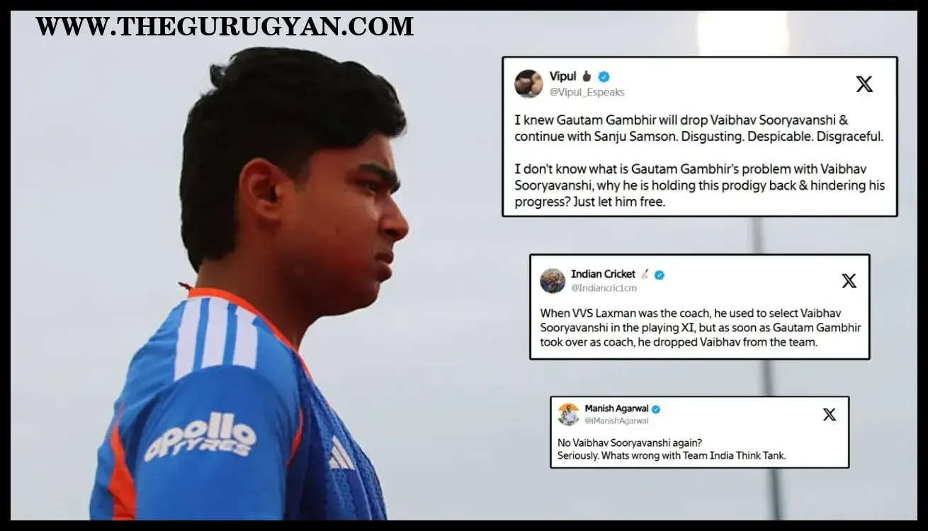 Vaibhav Sooryavanshi Benched in IND vs WI 1st T20I, Fans Question Team Call